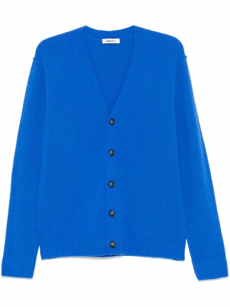 ERALDO wool cardigan - Blue Cover