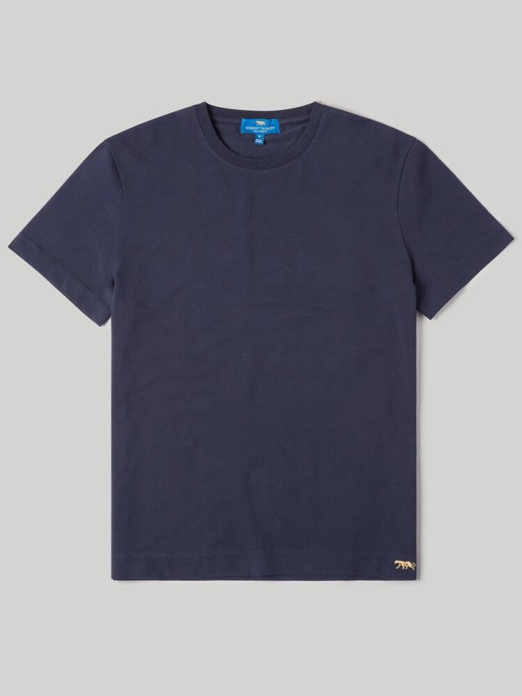 Robert Talbott Dean Stretch Jersey Tee in Navy Cover