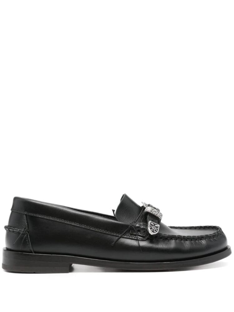 Dorothee Schumacher Western Coolness leather loafers - Black Cover