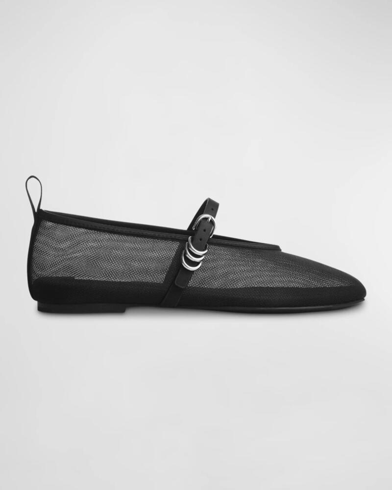 Rag & Bone Spire Mesh Mary Jane Ballerina Flats Cover