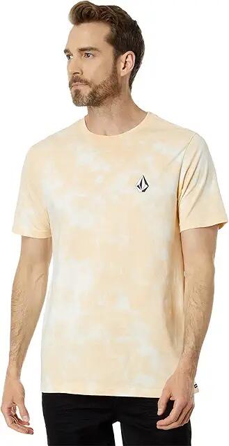 Volcom Iconic Stone Dye Short Sleeve Tee (Summer Orange) Men's Clothing Cover