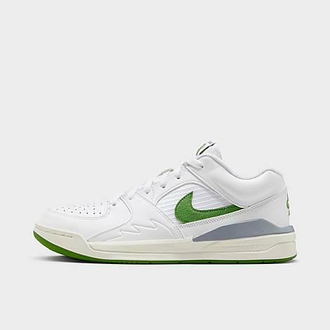 Women's Air Jordan Stadium 90 Casual Shoes in Green/White/White Cover