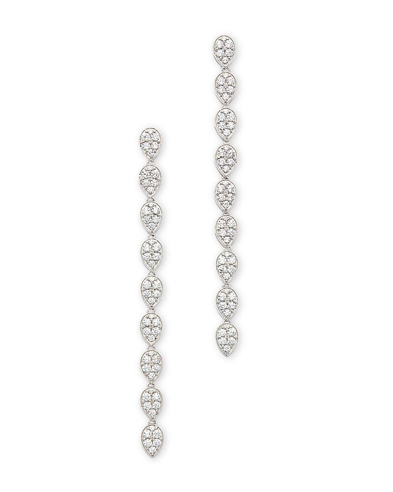 Bloomingdale's Fine Collection Diamond Linear Drop Earrings in 14K White Gold, 1.50 ct. t. w. Cover