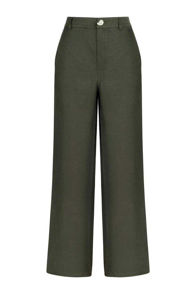 Nocturne High Waisted Pants in Khaki Cover