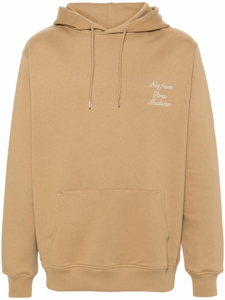 Drôle De Monsieur Le Hoodie Slogan Calligraphy hoodie - Neutrals Cover