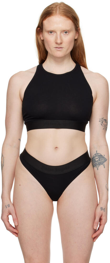 Palm Angels Black Tape Bra Cover