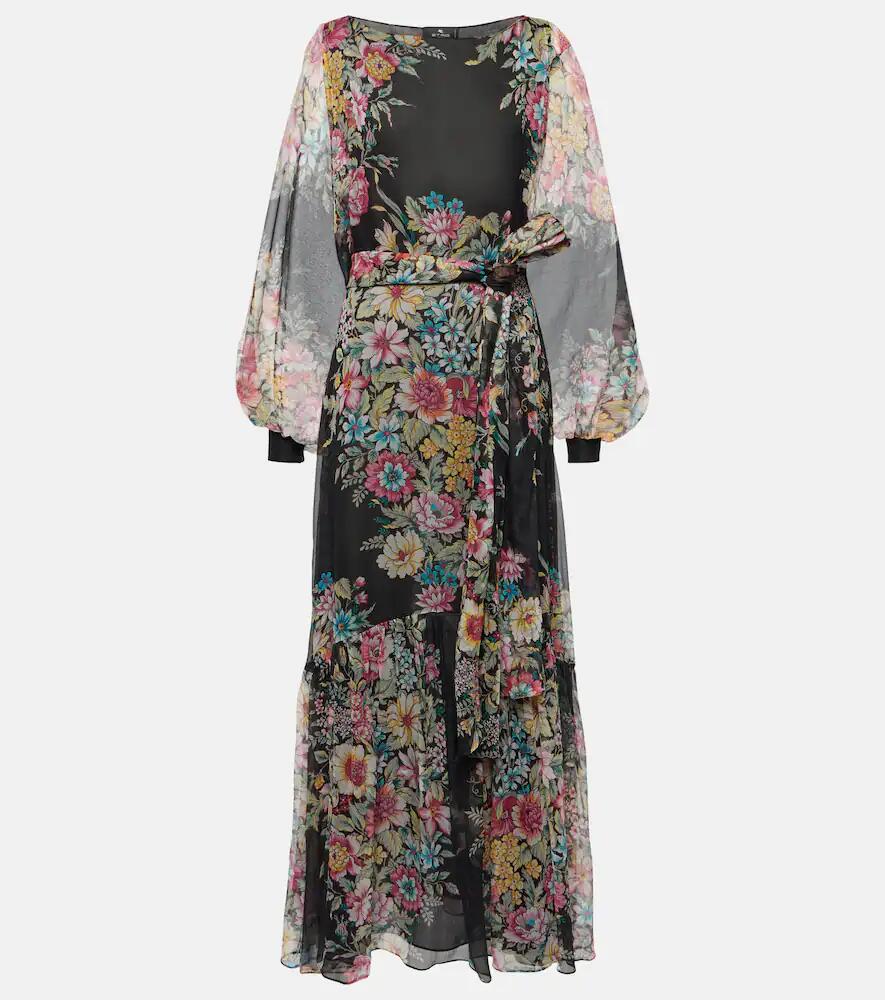 Etro Floral silk gown Cover