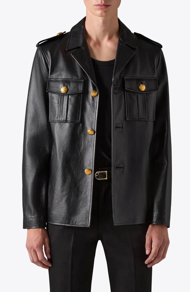 BLK DNM Boxy Leather Jacket in Black Cover