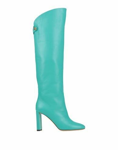 Skorpios Woman Boot Turquoise Leather Cover