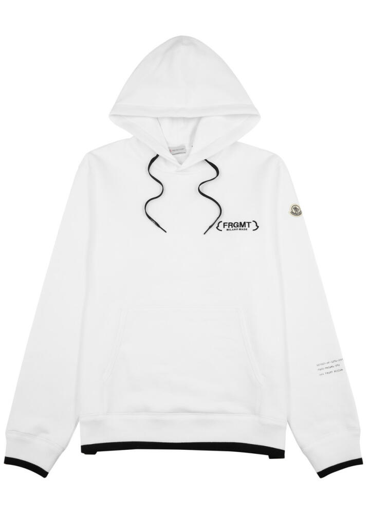 Moncler 7 Moncler Frgmt Hooded Cotton Sweatshirt, White, Sweatshirt Cover