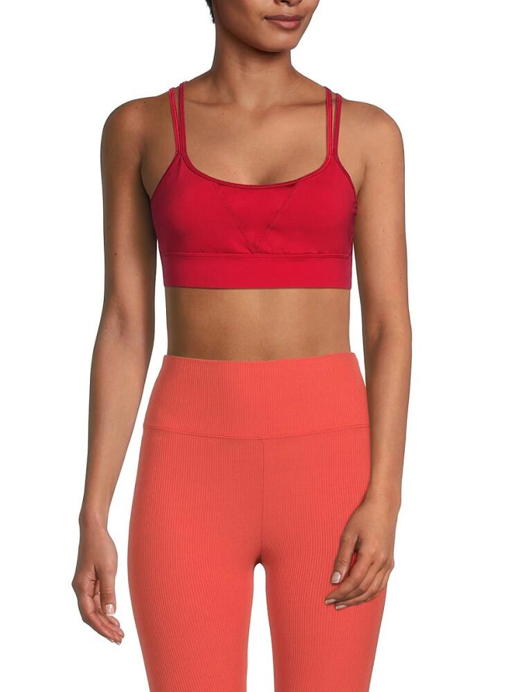 Alala Women's Peak Solid Sports Bra - Ruby Red Cover