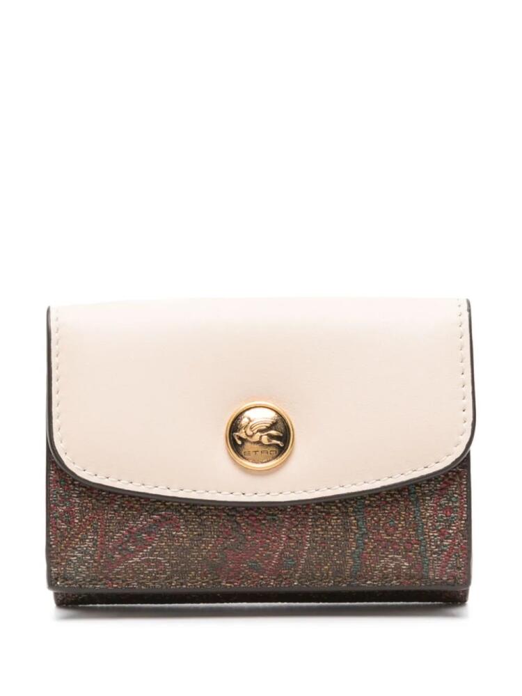 ETRO paisley-jacquard wallet - Neutrals Cover