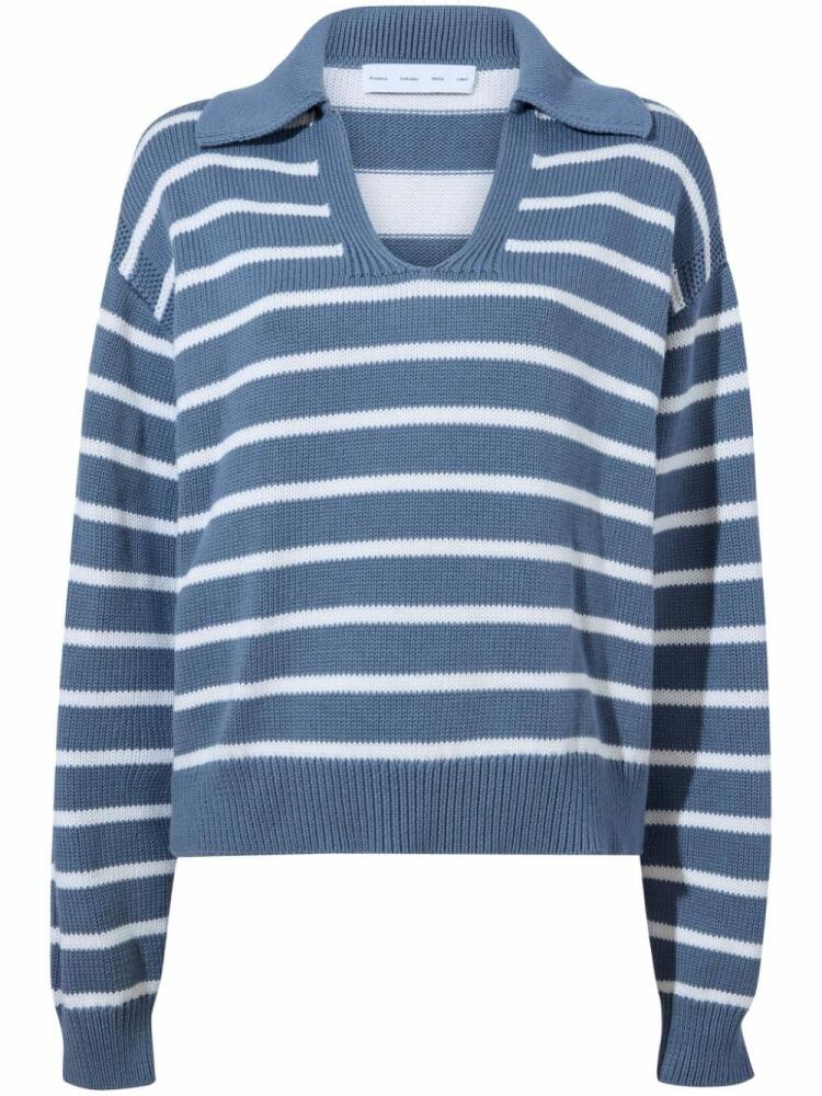 Proenza Schouler White Label Murphy sriped sweater - Blue Cover