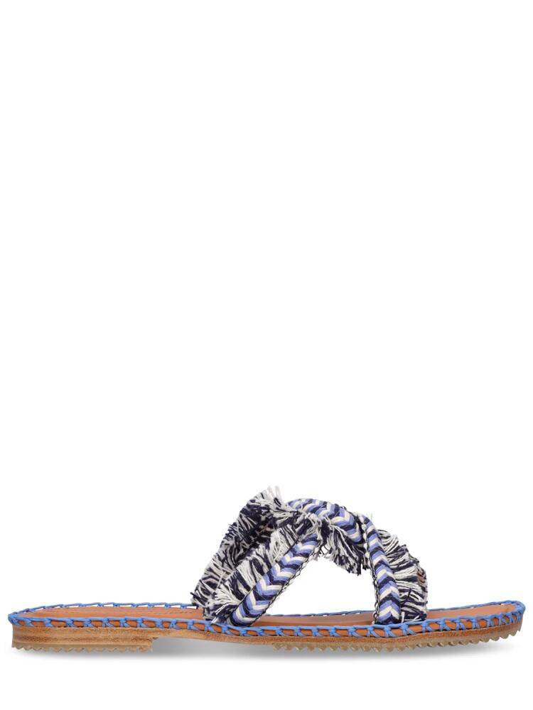 ZIMMERMANN 10mm Braided Strap Cotton Sandals Cover