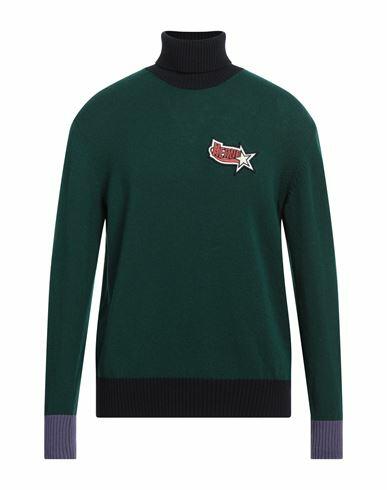 Herno Man Turtleneck Dark green Wool Cover