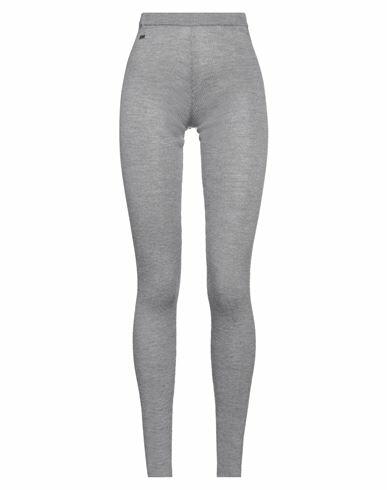 Dsquared2 Woman Leggings Grey Virgin Wool Cover