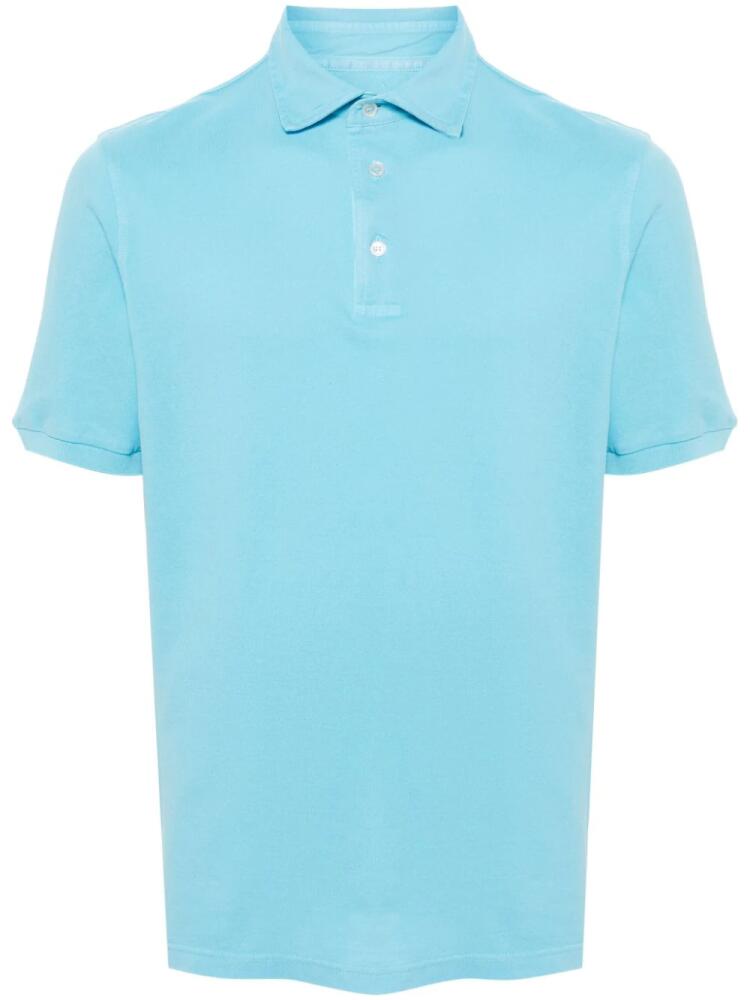 Fedeli North piqué polo shirt - Blue Cover