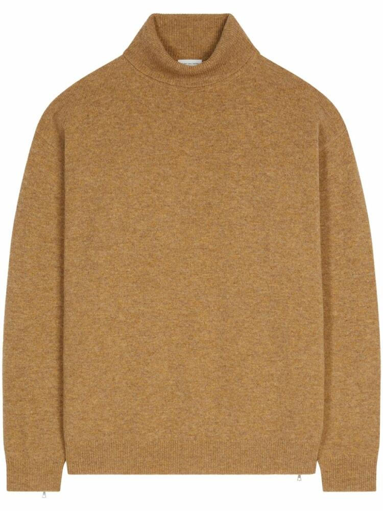 DRIES VAN NOTEN roll-neck wool jumper - Neutrals Cover