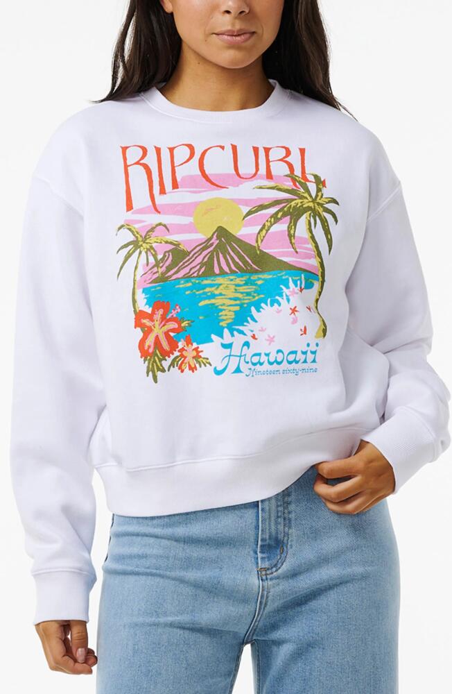 Rip Curl Island Graphic Sweatshirt in Hawaii White Cover