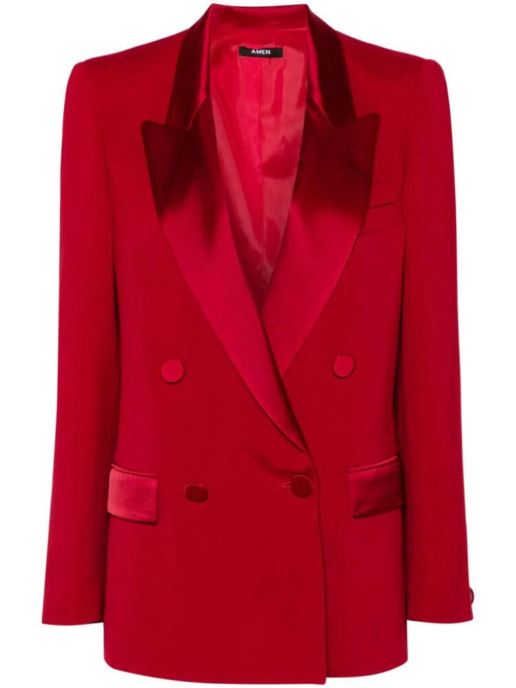 Amen crepe blazer - Red Cover