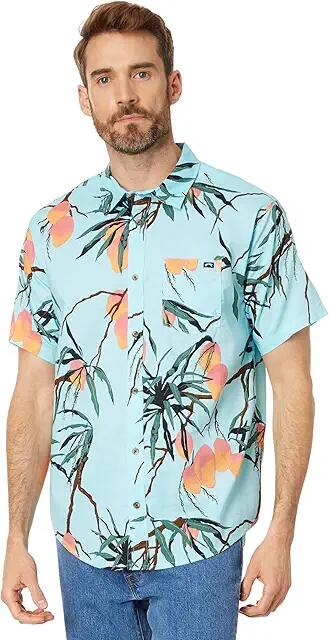 Billabong Sundays Short Sleeve Woven (Tide Pool) Men's Clothing Cover