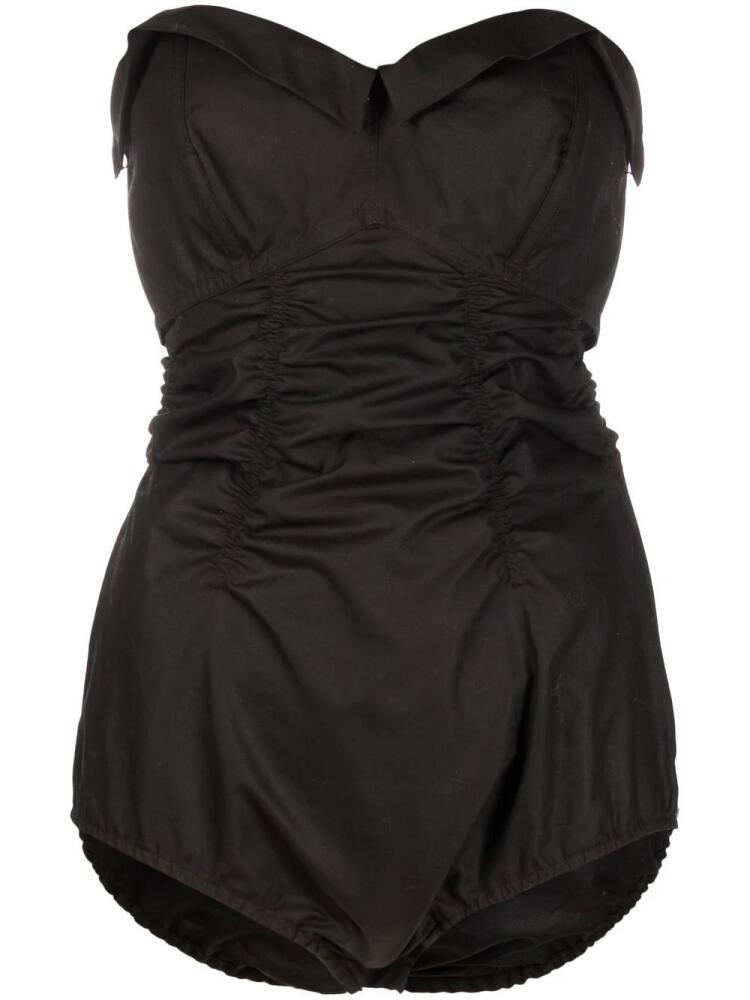 Maison Margiela waxed strapless bodysuit - Black Cover