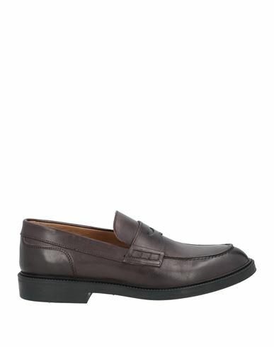 Calpierre Man Loafers Dark brown Soft Leather Cover