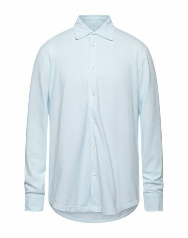 Malo Man Shirt Sky blue Cotton Cover