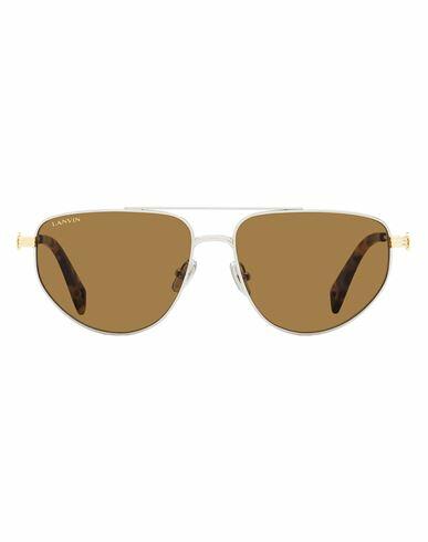 Lanvin Lanvin Modified Avaitor Lnv105s Sunglasses Sunglasses Multicolored Metal, Acetate Cover