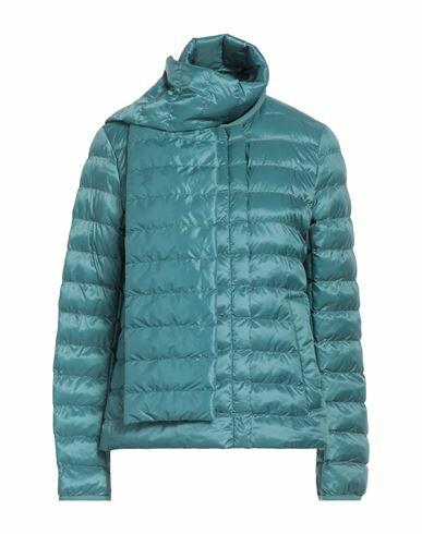 Weekend Max Mara Woman Puffer Light green Polyester Cover