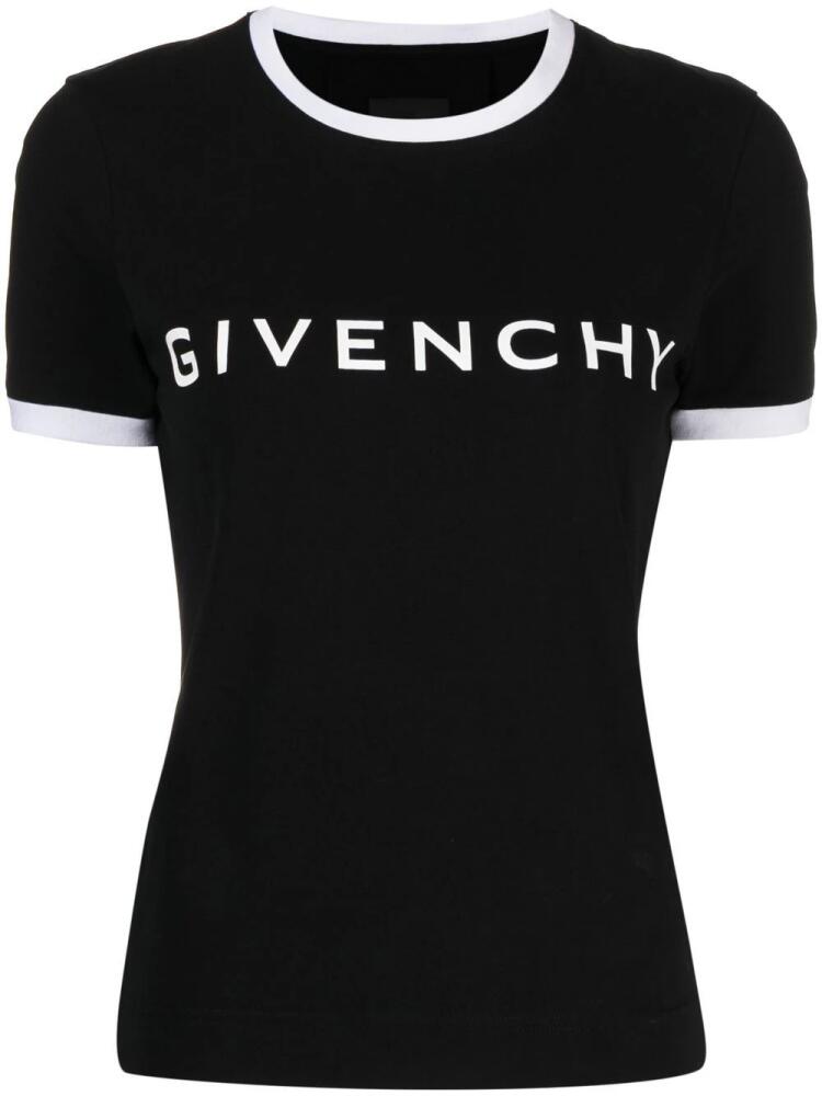 Givenchy logo-print cotton T-Shirt - Black Cover