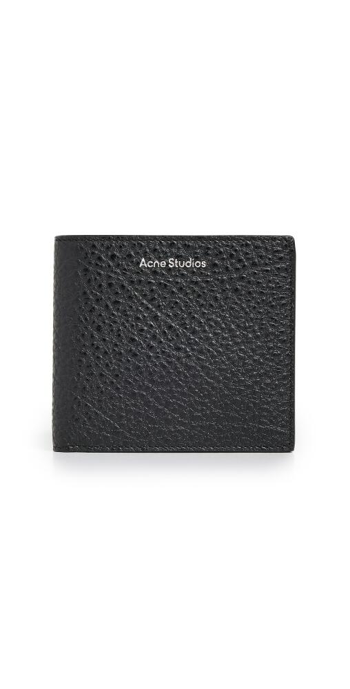 Acne Studios Grainy Leather Wallet Black Cover