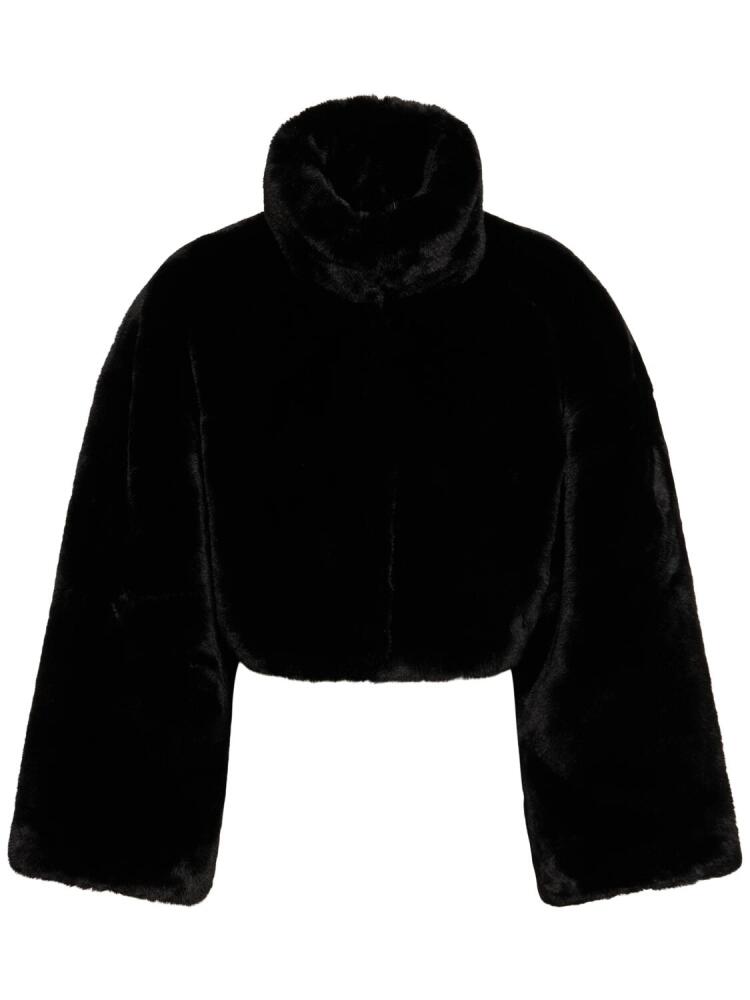 ROTATE Plush Cropped Jacket Cover