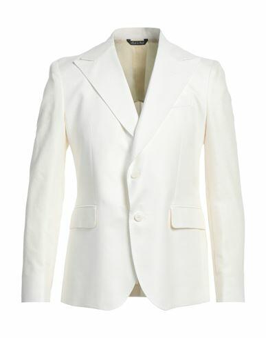 Brian Dales Man Blazer White Linen, Polyamide Cover