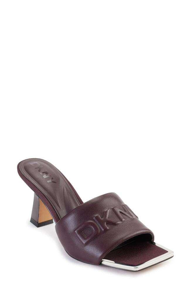 DKNY Keke Slide Sandal in Dark Cherry Cover