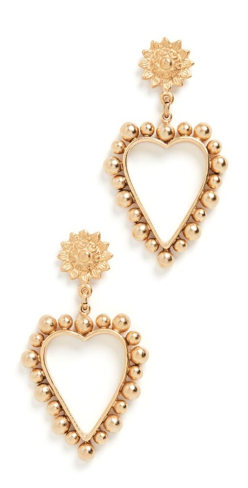 Brinker + Eliza Heart of Gold Earrings Gold Cover