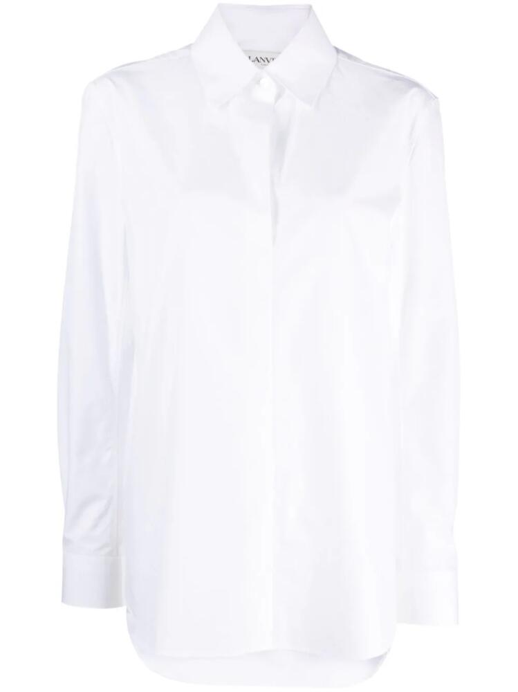 Lanvin tunic cotton shirt - White Cover