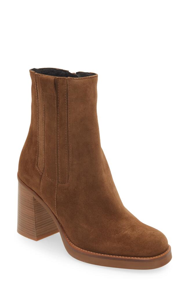 Chocolat Blu Zenna Bootie in Tobacco Suede Cover