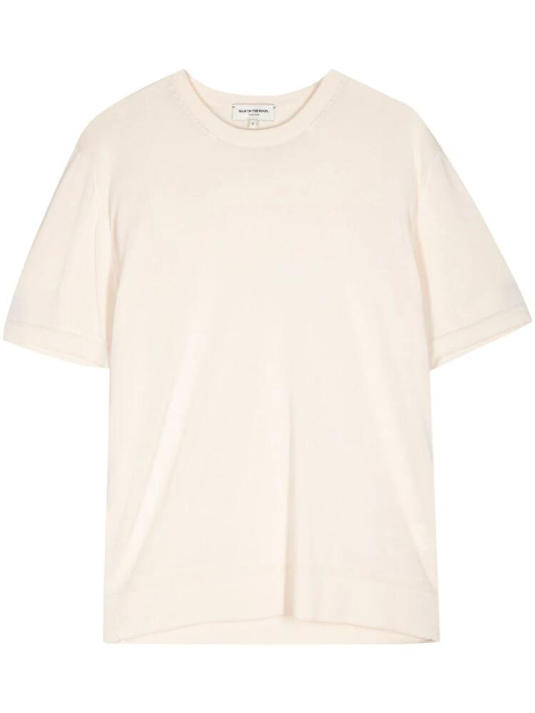 Man On The Boon. cotton-blend t-shirt - Neutrals Cover