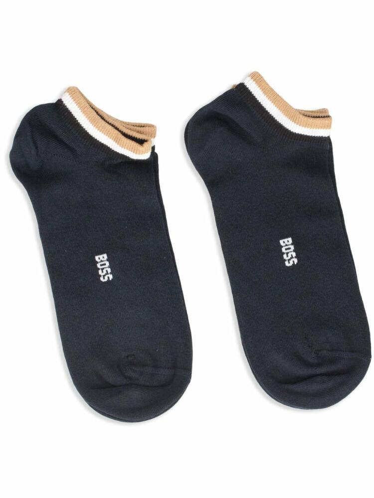 BOSS logo socks - Blue Cover