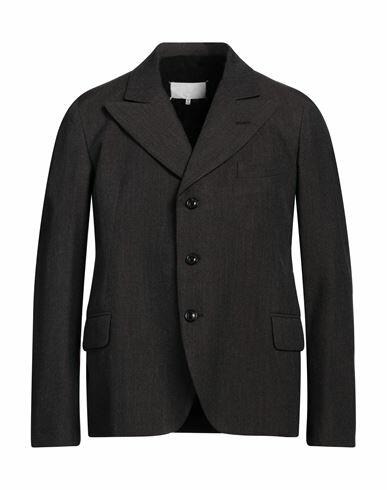 Maison Margiela Man Blazer Dark brown Wool Cover