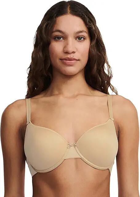 Chantelle Basic Invisible Smooth Custom Fit Bra (Beige) Women's Bra Cover