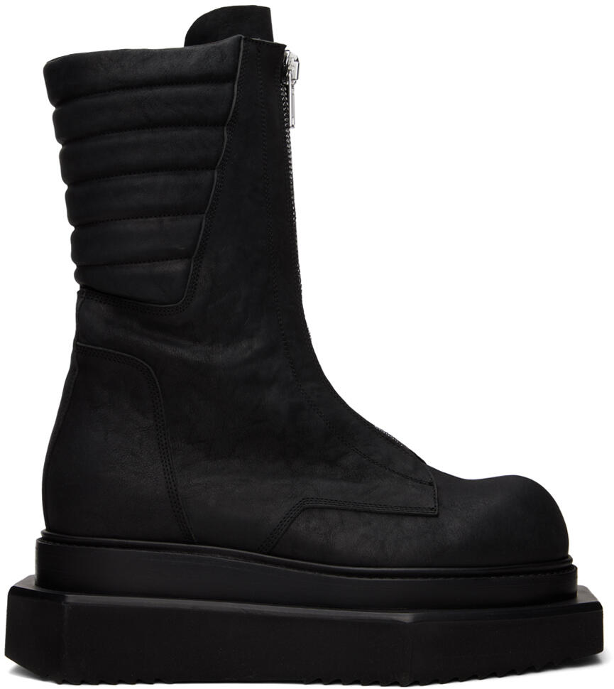 Rick Owens Black Moto Turbo Cyclops Boots Cover