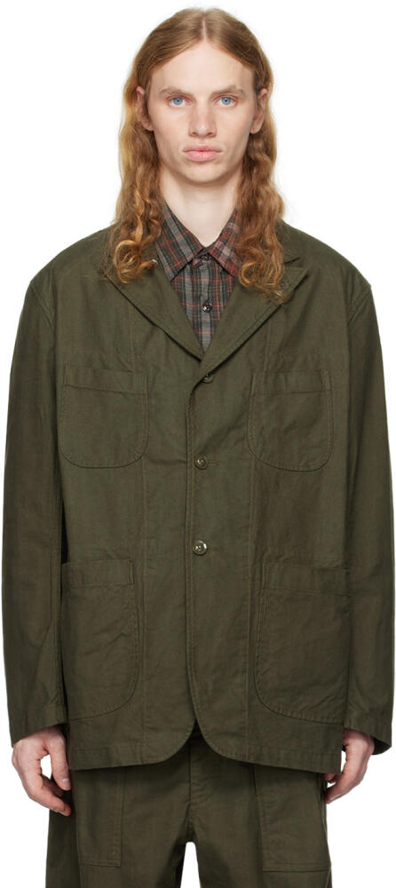 Engineered Garments Khaki Bedford Blazer Cover