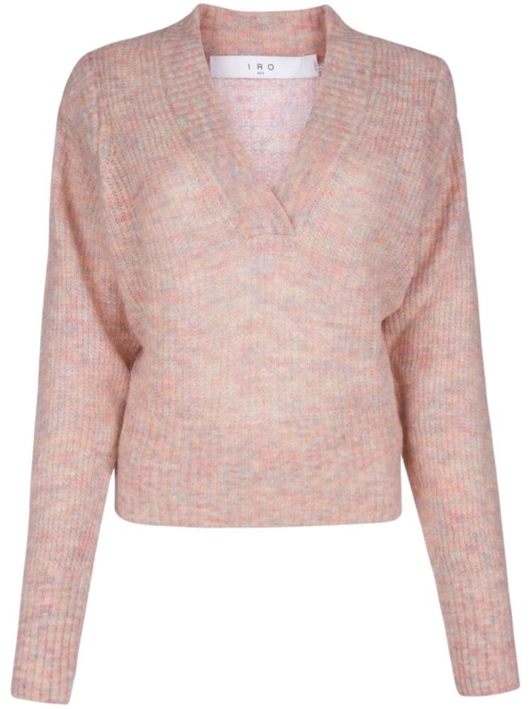 IRO v-neck padded sweater - Pink Cover