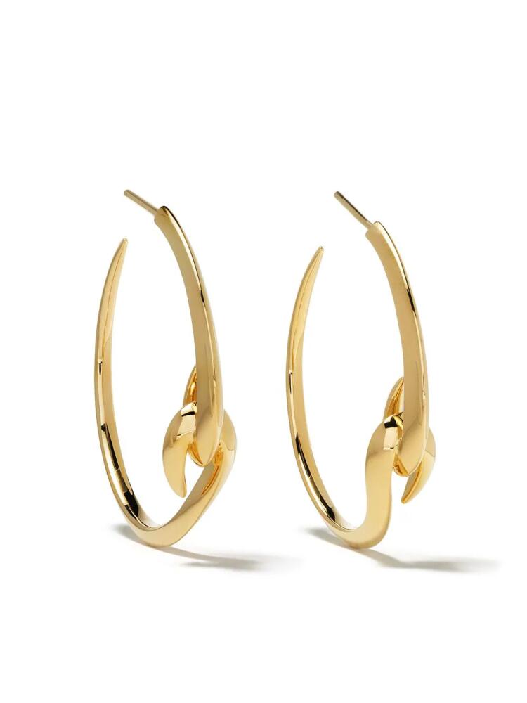 Shaun Leane Hook hoop earrings - Gold Cover