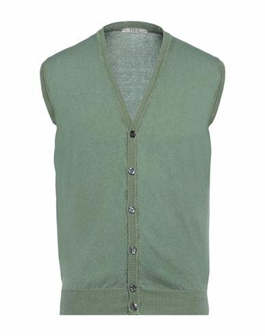 Tsd12 Man Cardigan Military green Cotton Cover