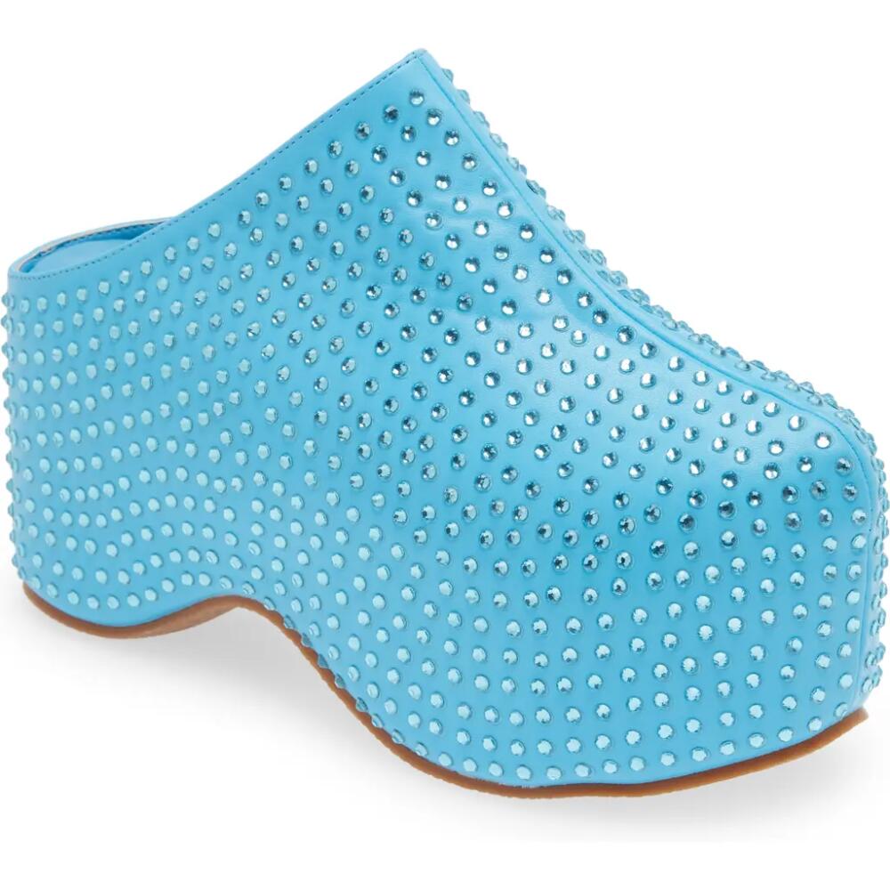 AZALEA WANG Macey Platform Clog in Blue Cover