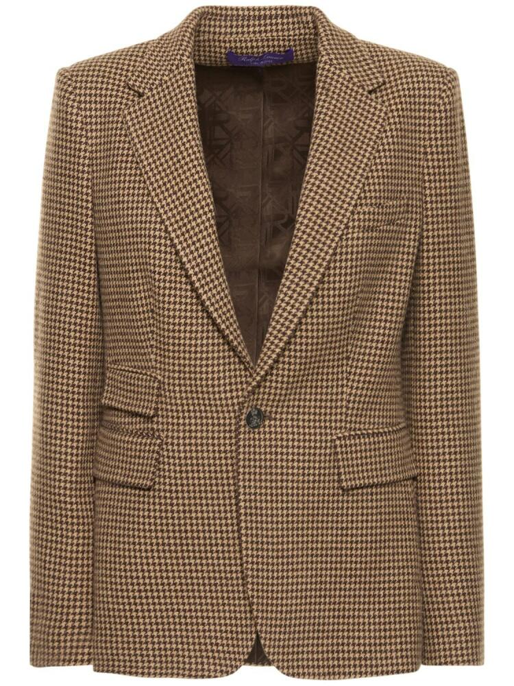 RALPH LAUREN COLLECTION Tweed Houndstooth Jacket Cover