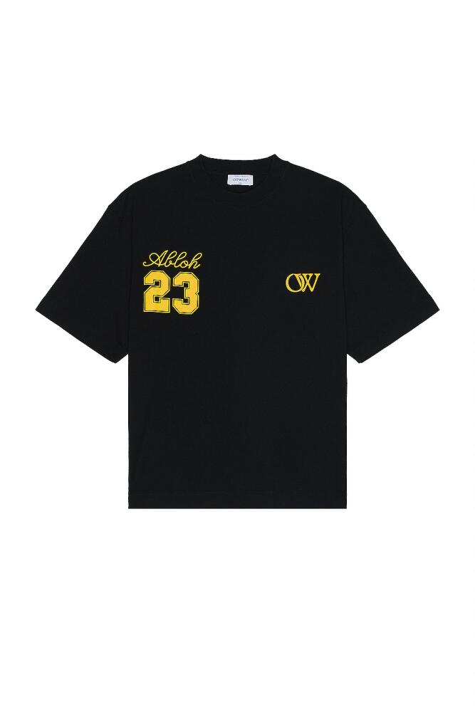 OFF-WHITE 23 Skate Tee in Black Cover